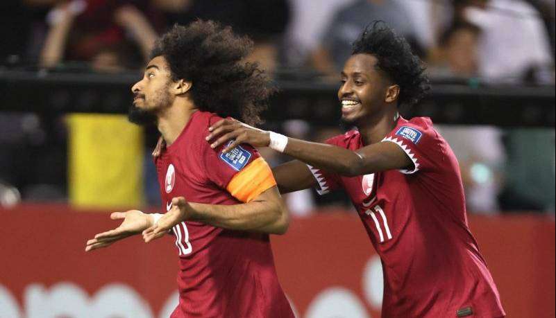 456435654645 - قدرت‌نمایی قطر در برابر کویت: عنابی‌ها در مسیر جام جهانی