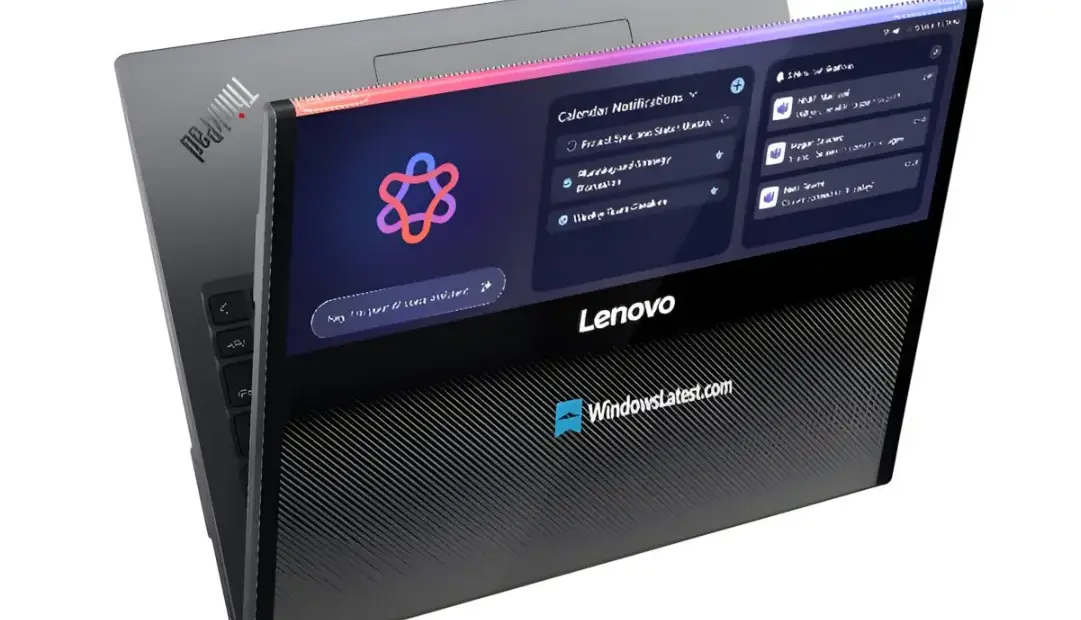 لنوو با ThinkPad Rollable XD آینده را لوله کرد!